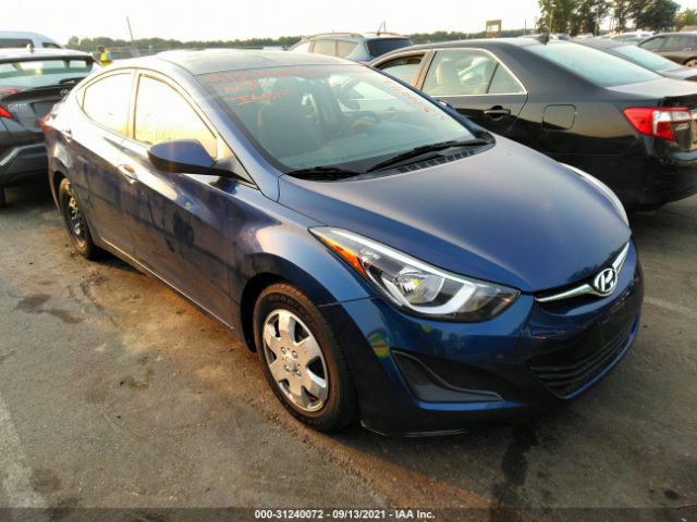 HYUNDAI ELANTRA 2016 5npdh4aexgh697962