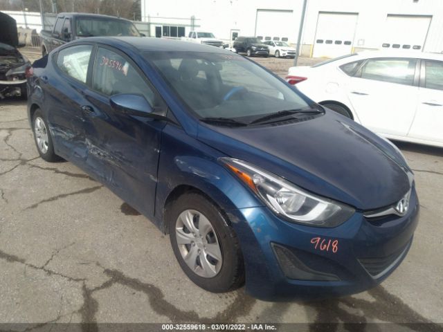 HYUNDAI ELANTRA 2016 5npdh4aexgh701329