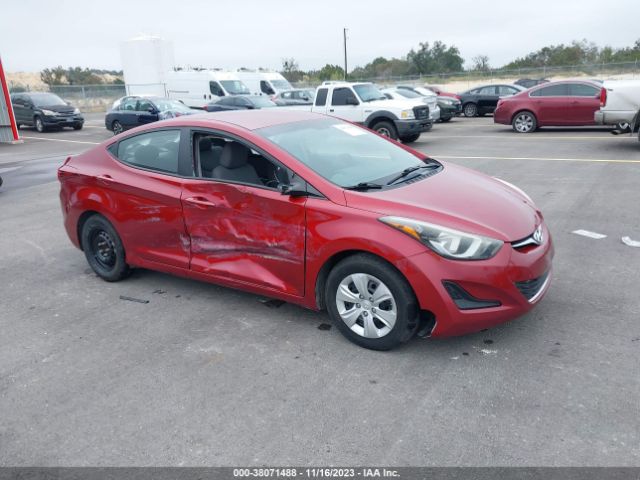 HYUNDAI ELANTRA 2016 5npdh4aexgh704697