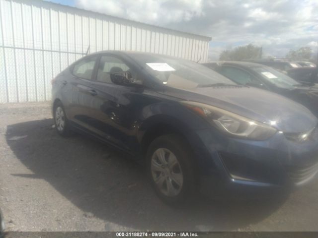 HYUNDAI ELANTRA 2016 5npdh4aexgh708703