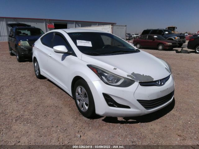 HYUNDAI ELANTRA 2016 5npdh4aexgh719409