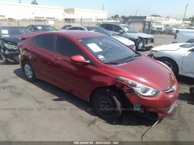 HYUNDAI ELANTRA 2016 5npdh4aexgh721595