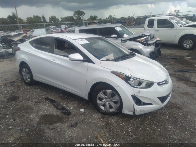 HYUNDAI ELANTRA 2016 5npdh4aexgh725615