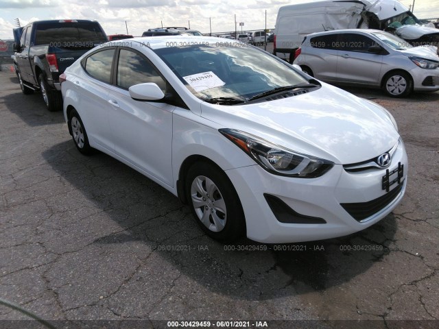 HYUNDAI ELANTRA 2016 5npdh4aexgh725713