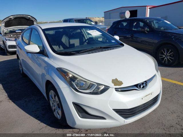 HYUNDAI ELANTRA 2016 5npdh4aexgh726523