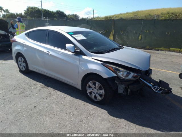 HYUNDAI ELANTRA 2016 5npdh4aexgh727591