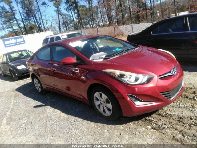 HYUNDAI ELANTRA 2016 5npdh4aexgh739952