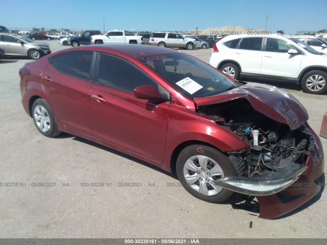 HYUNDAI ELANTRA 2016 5npdh4aexgh748876