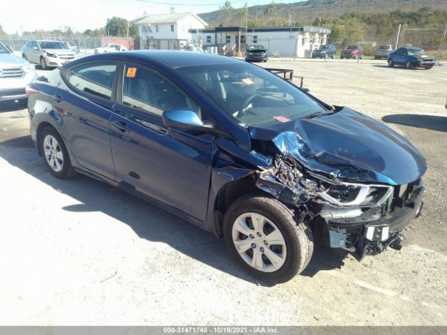 HYUNDAI ELANTRA 2016 5npdh4aexgh749638