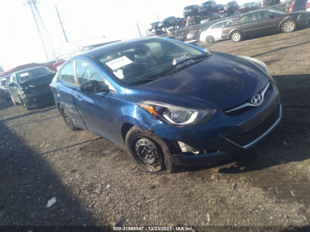 HYUNDAI ELANTRA 2016 5npdh4aexgh754175