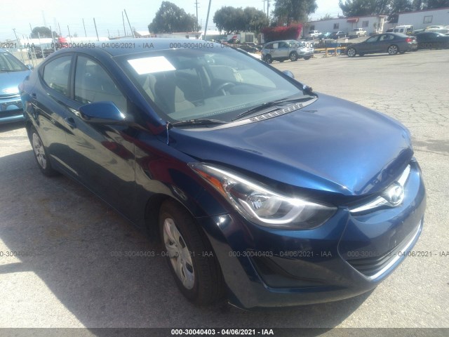 HYUNDAI ELANTRA 2016 5npdh4aexgh756069