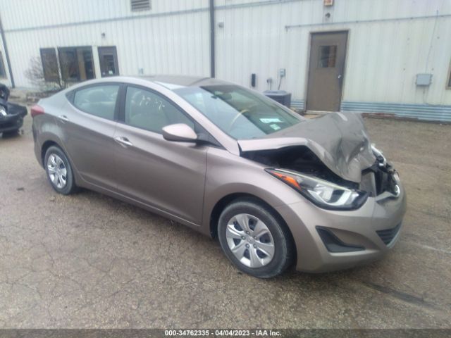 HYUNDAI ELANTRA 2016 5npdh4aexgh760798