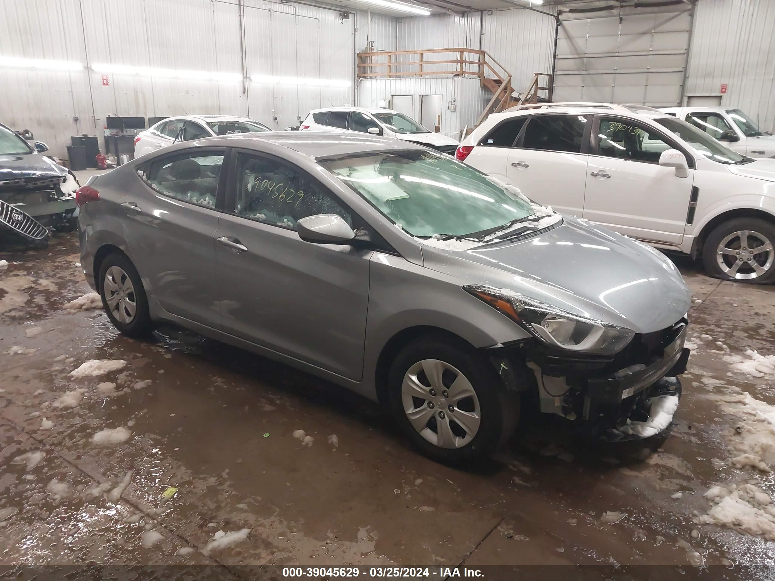 HYUNDAI ELANTRA 2016 5npdh4aexgh765161