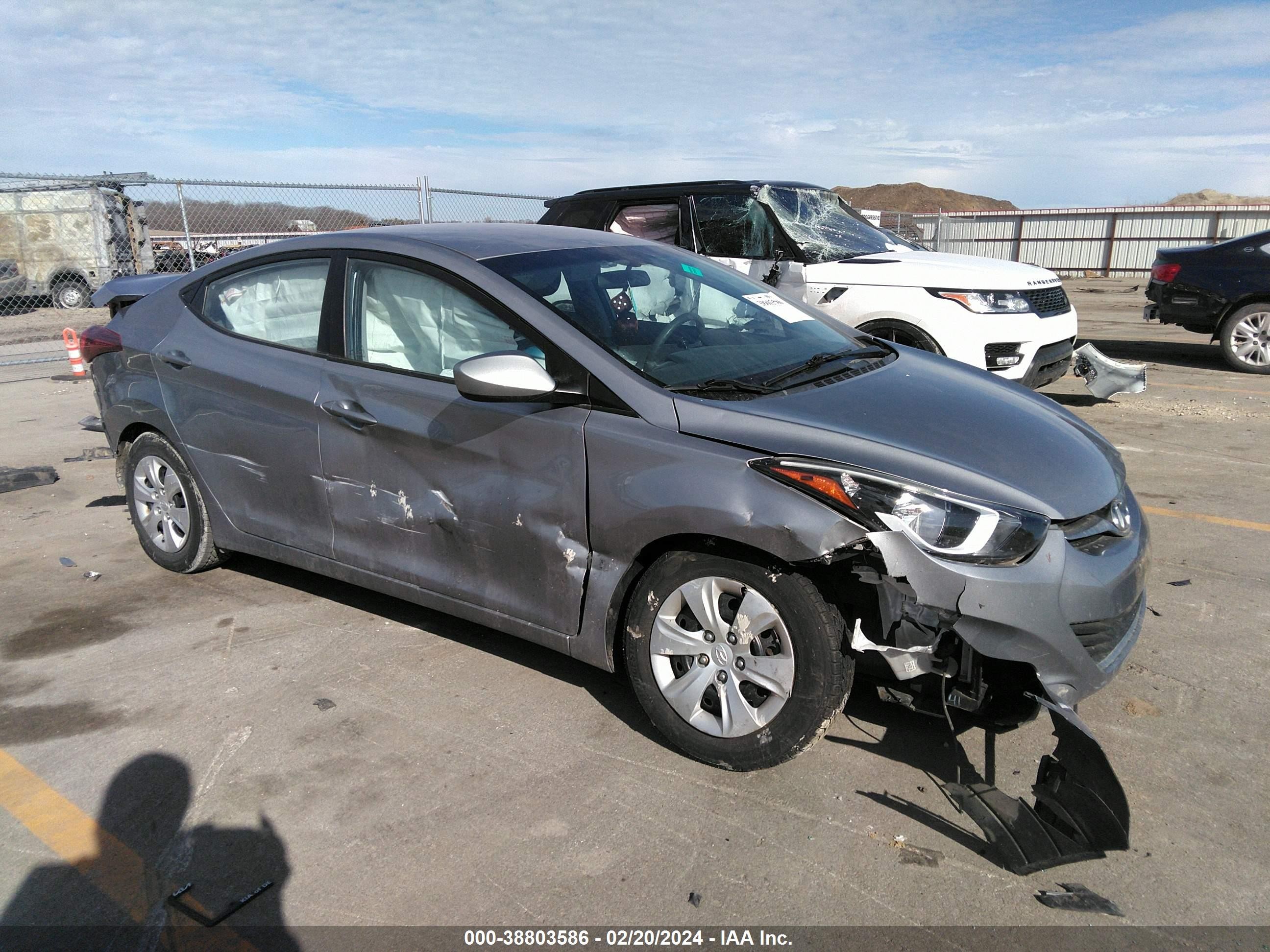 HYUNDAI ELANTRA 2016 5npdh4aexgh767699