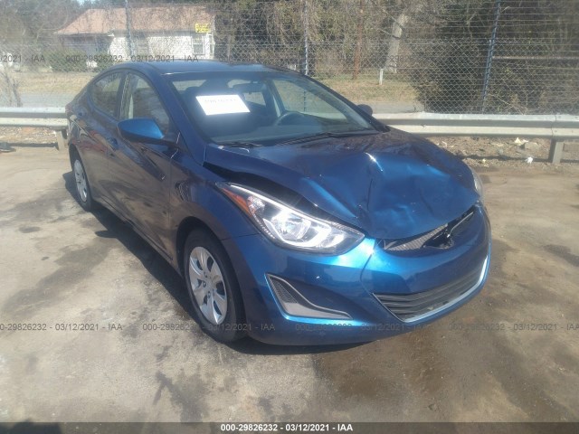 HYUNDAI ELANTRA 2016 5npdh4aexgh771476