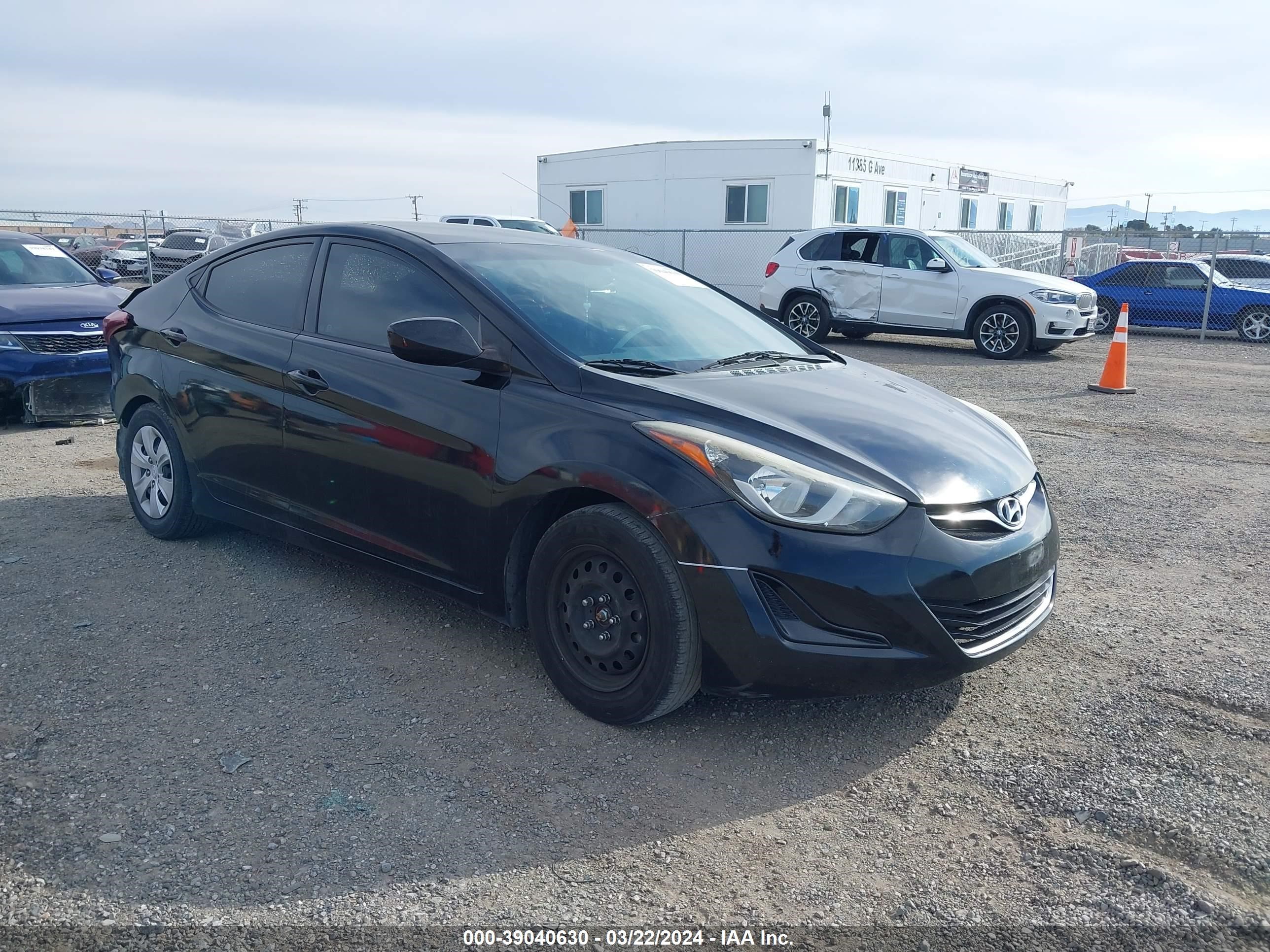 HYUNDAI ELANTRA 2016 5npdh4aexgh779478