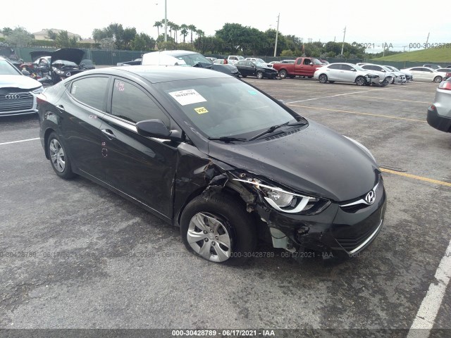 HYUNDAI ELANTRA 2016 5npdh4aexgh785457