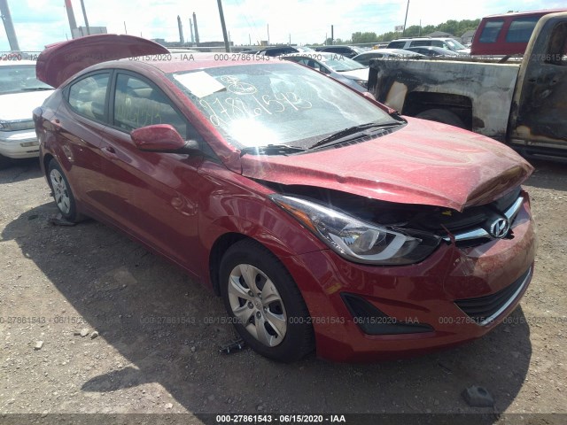 HYUNDAI ELANTRA 2016 5npdh4aexgh786060