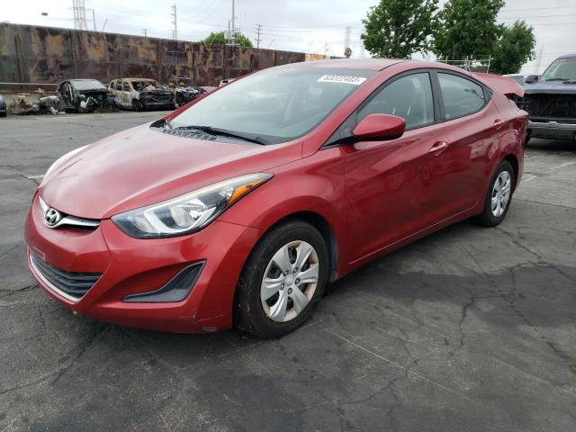 HYUNDAI ELANTRA SE 2016 5npdh4aexgh786186