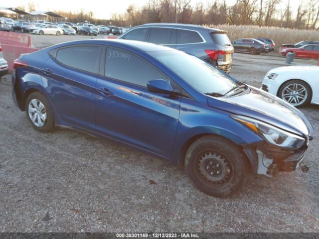 HYUNDAI ELANTRA 2016 5npdh4aexgh787564