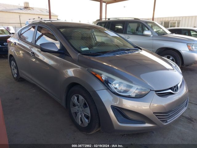 HYUNDAI ELANTRA 2016 5npdh4aexgh791937