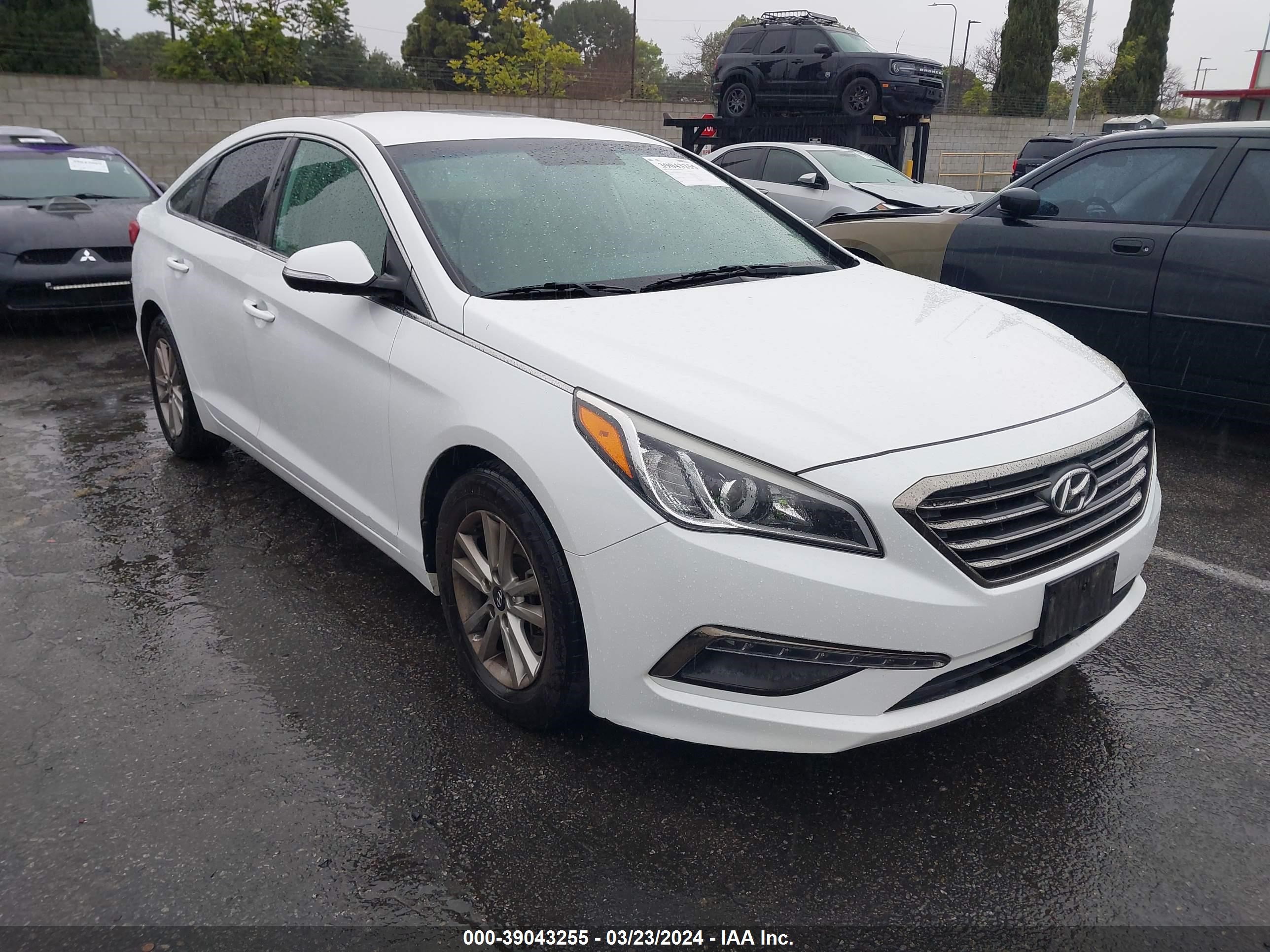 HYUNDAI SONATA 2016 5npe24aa8gh424148