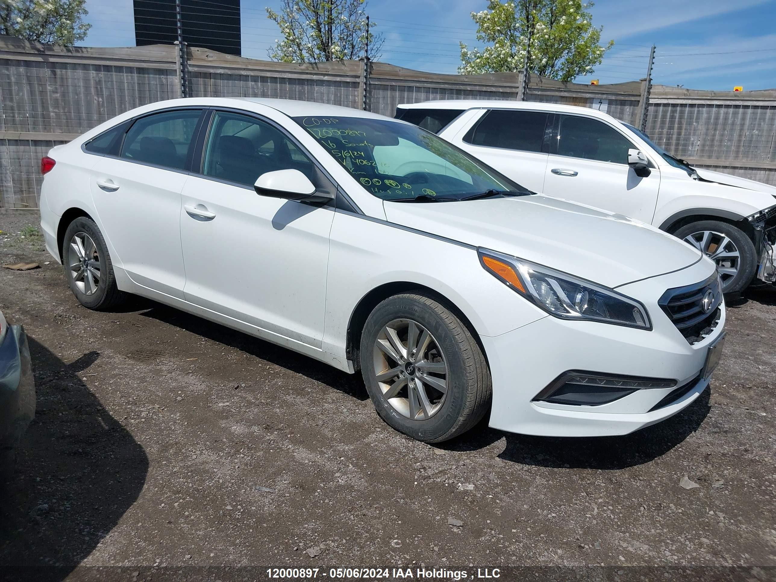 HYUNDAI SONATA 2016 5npe24af0gh406240