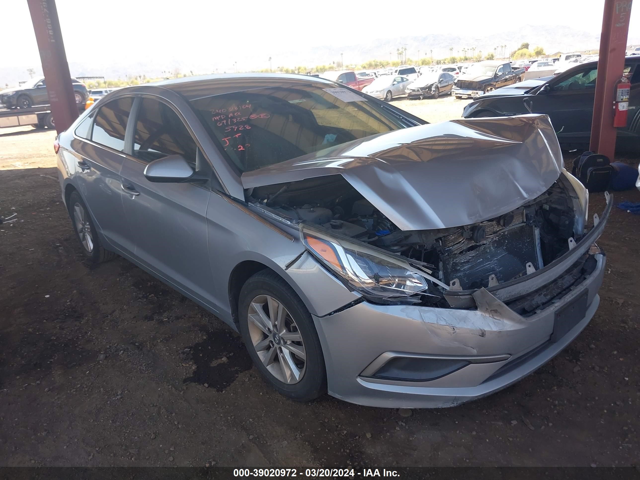 HYUNDAI SONATA 2017 5npe24af1hh535928