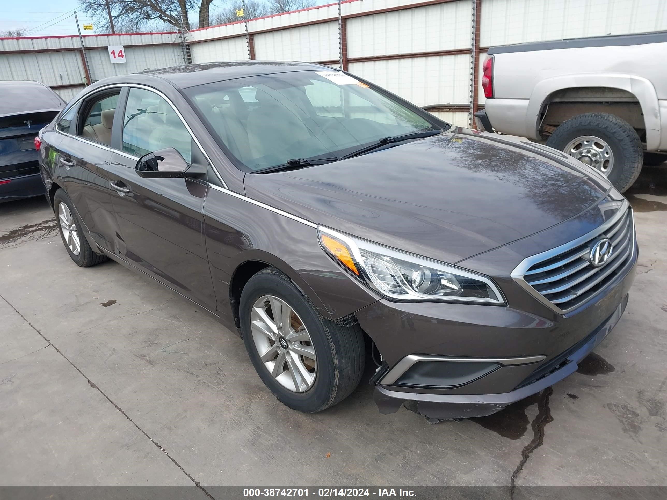 HYUNDAI SONATA 2016 5npe24af2gh321948