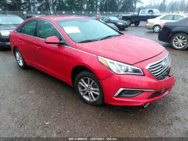 HYUNDAI SONATA 2017 5npe24af2hh565391