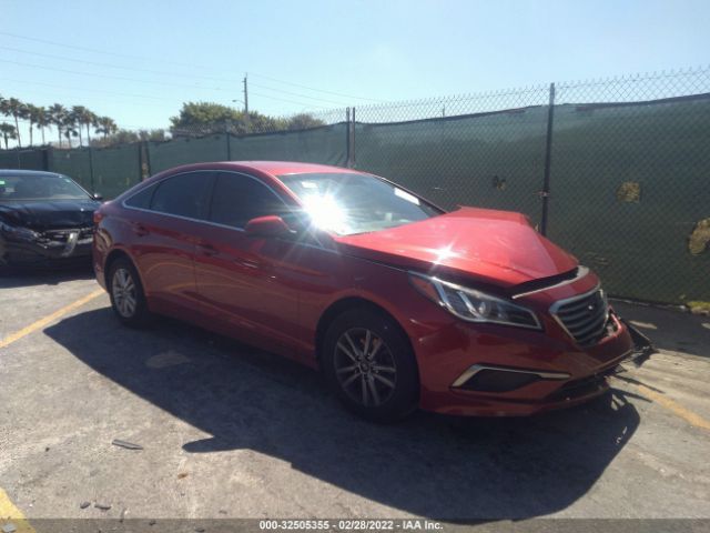 HYUNDAI SONATA 2017 5npe24af2hh572860