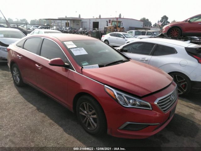 HYUNDAI SONATA 2017 5npe24af2hh579534