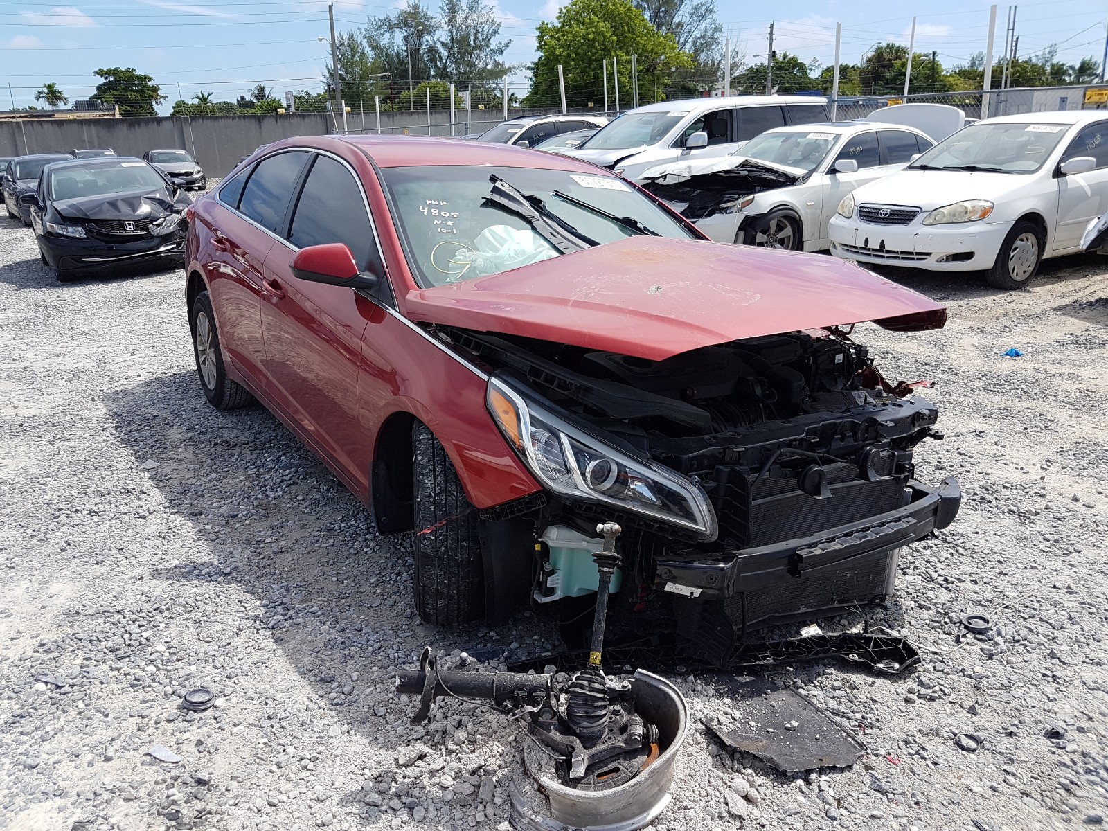 HYUNDAI SONATA SE 2017 5npe24af3hh484805