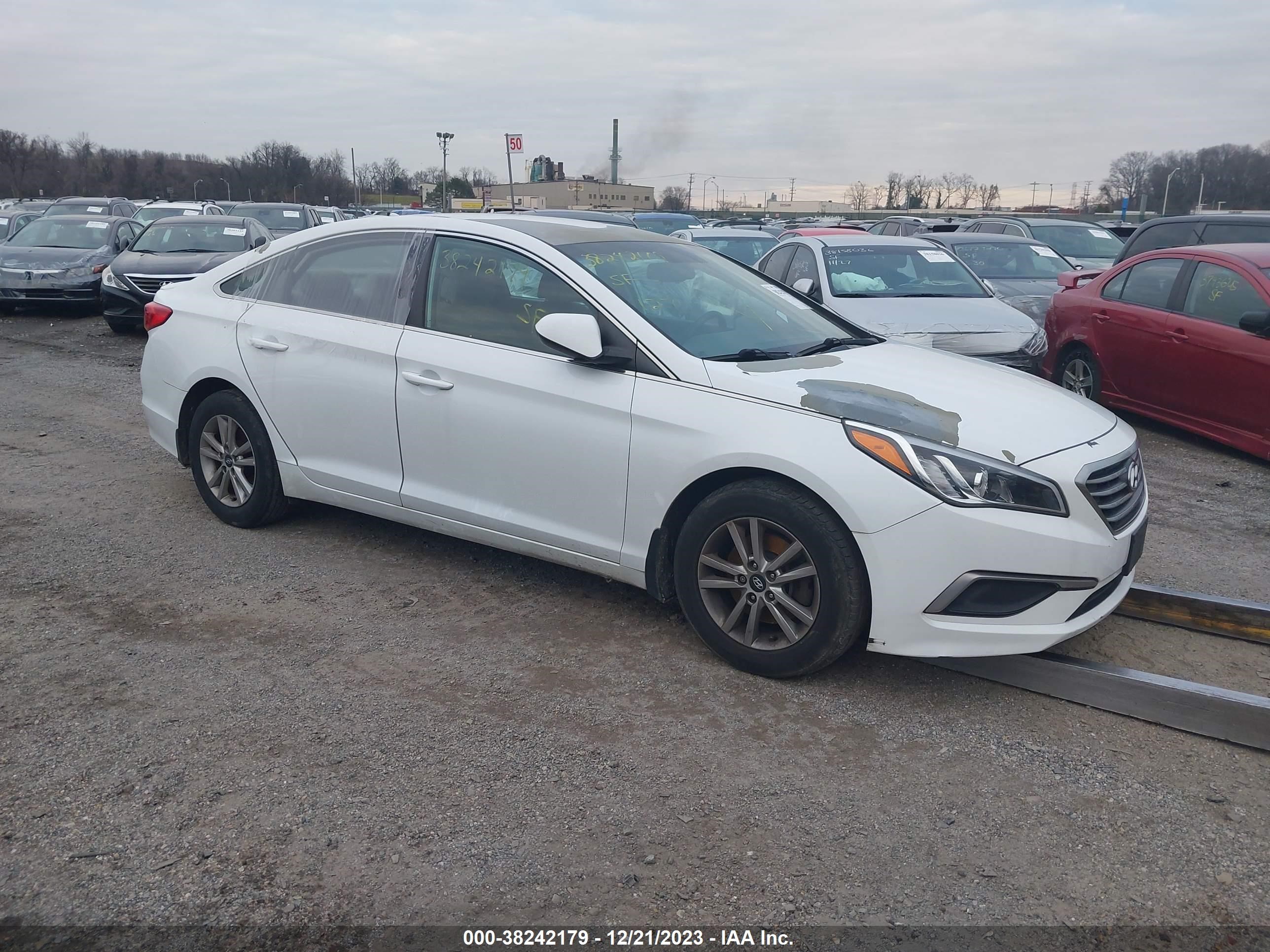 HYUNDAI SONATA 2017 5npe24af3hh500517