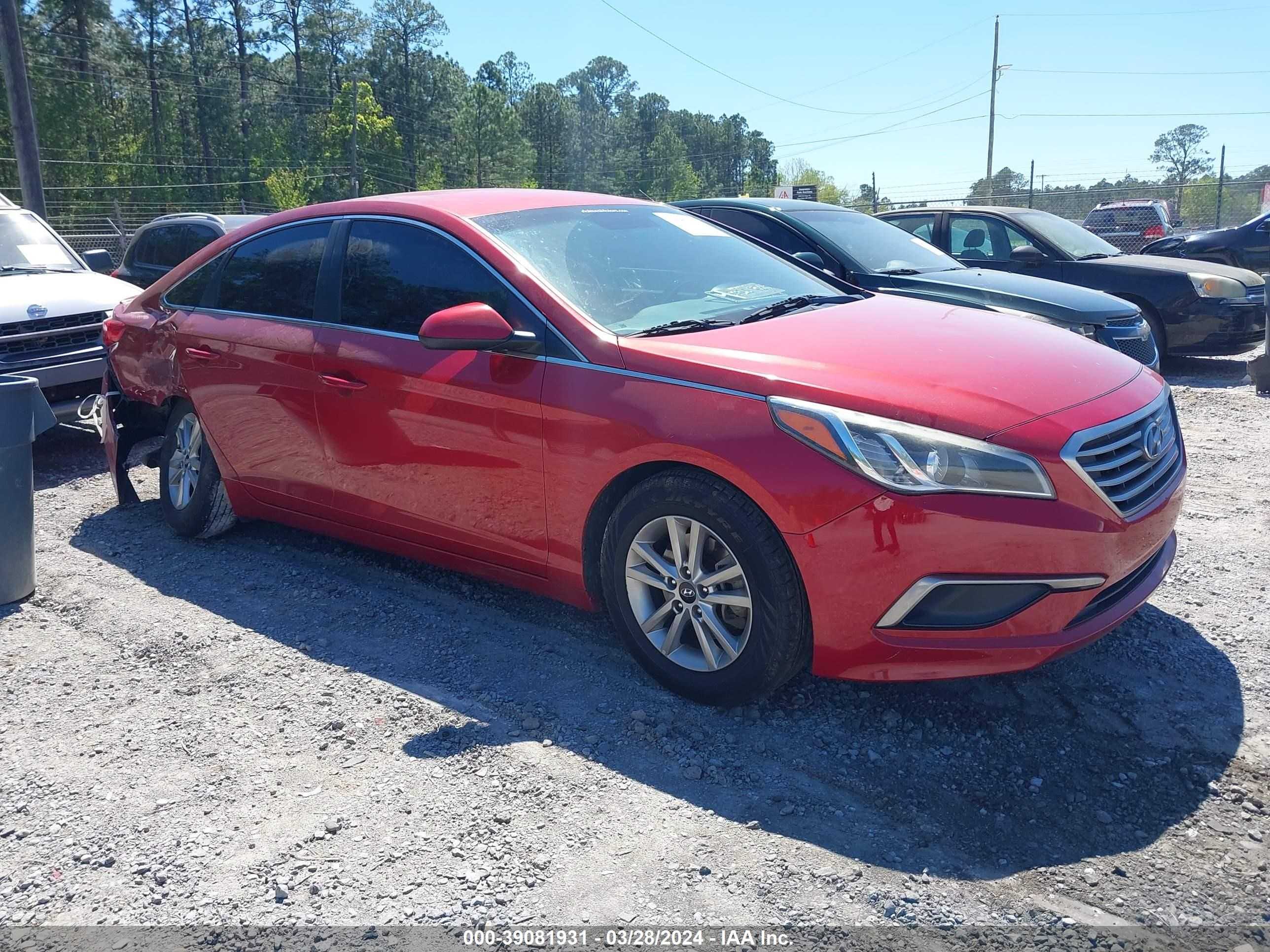 HYUNDAI SONATA 2017 5npe24af3hh531041