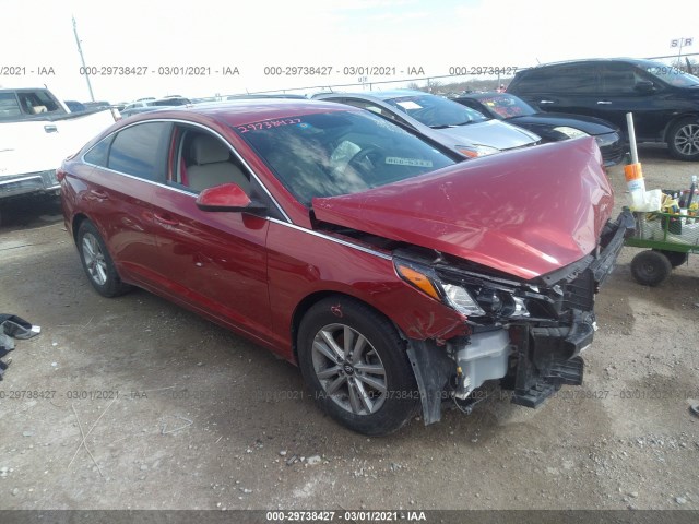 HYUNDAI SONATA 2017 5npe24af3hh576688