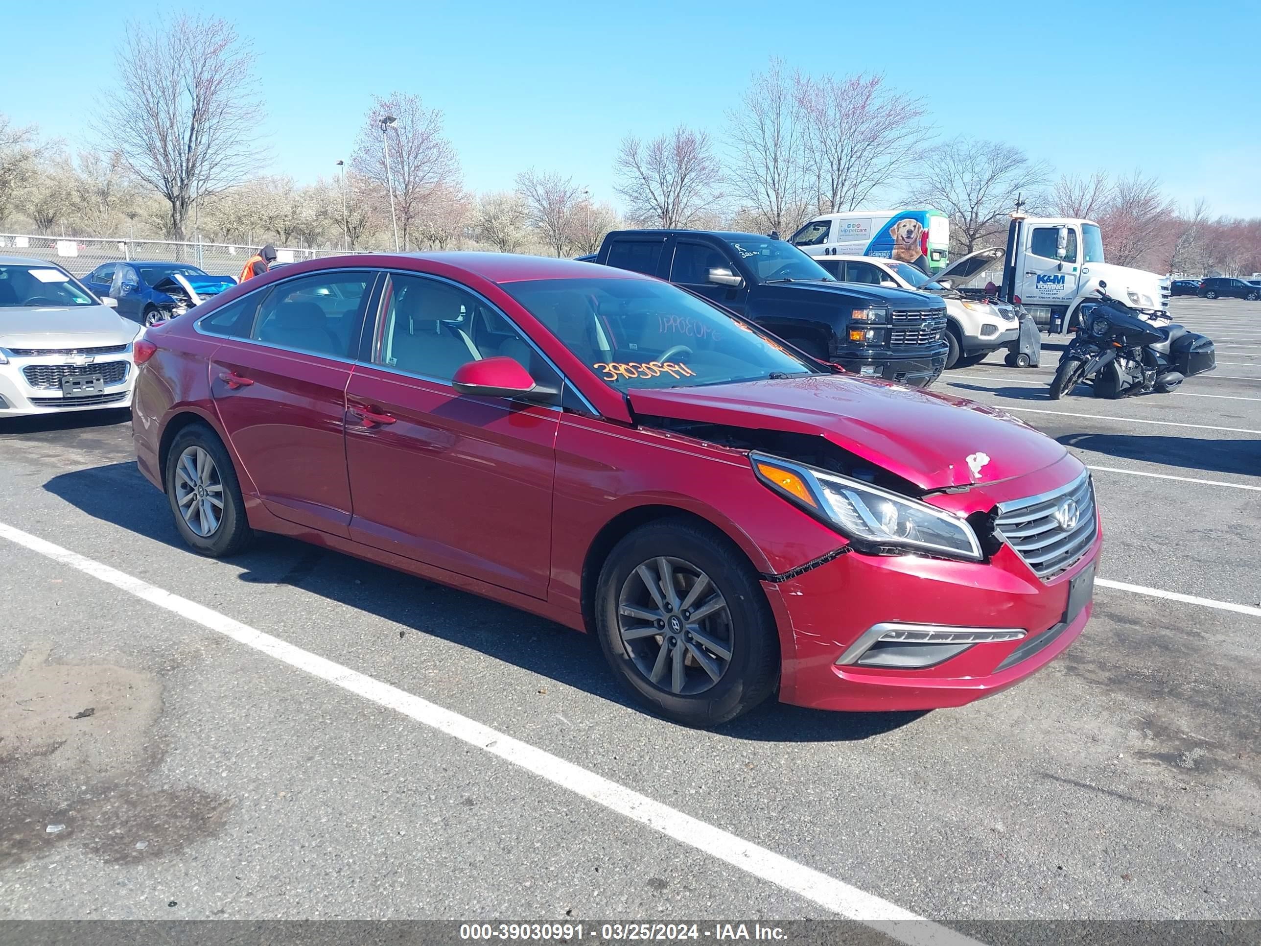 HYUNDAI SONATA 2015 5npe24af4fh165524