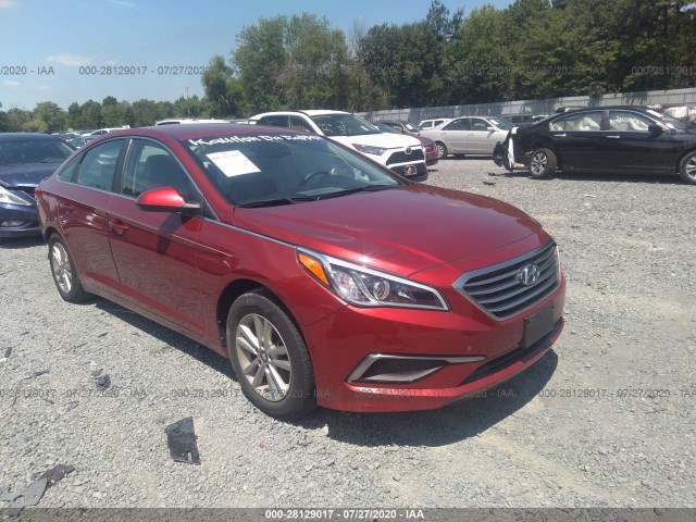 HYUNDAI SONATA 2016 5npe24af4gh314547