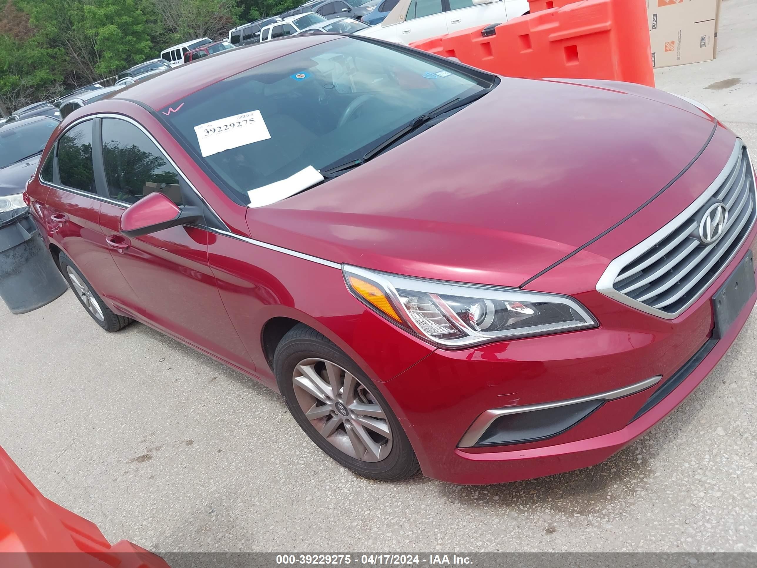 HYUNDAI SONATA 2016 5npe24af4gh375798