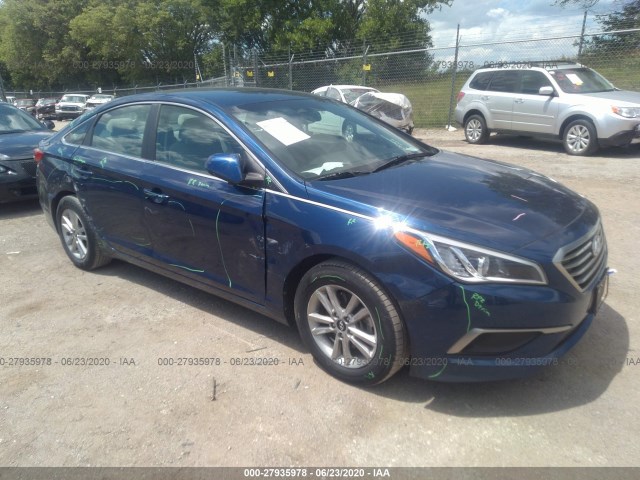 HYUNDAI SONATA 2017 5npe24af4hh509596