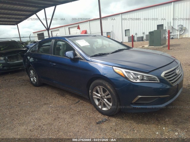 HYUNDAI SONATA 2017 5npe24af4hh585061