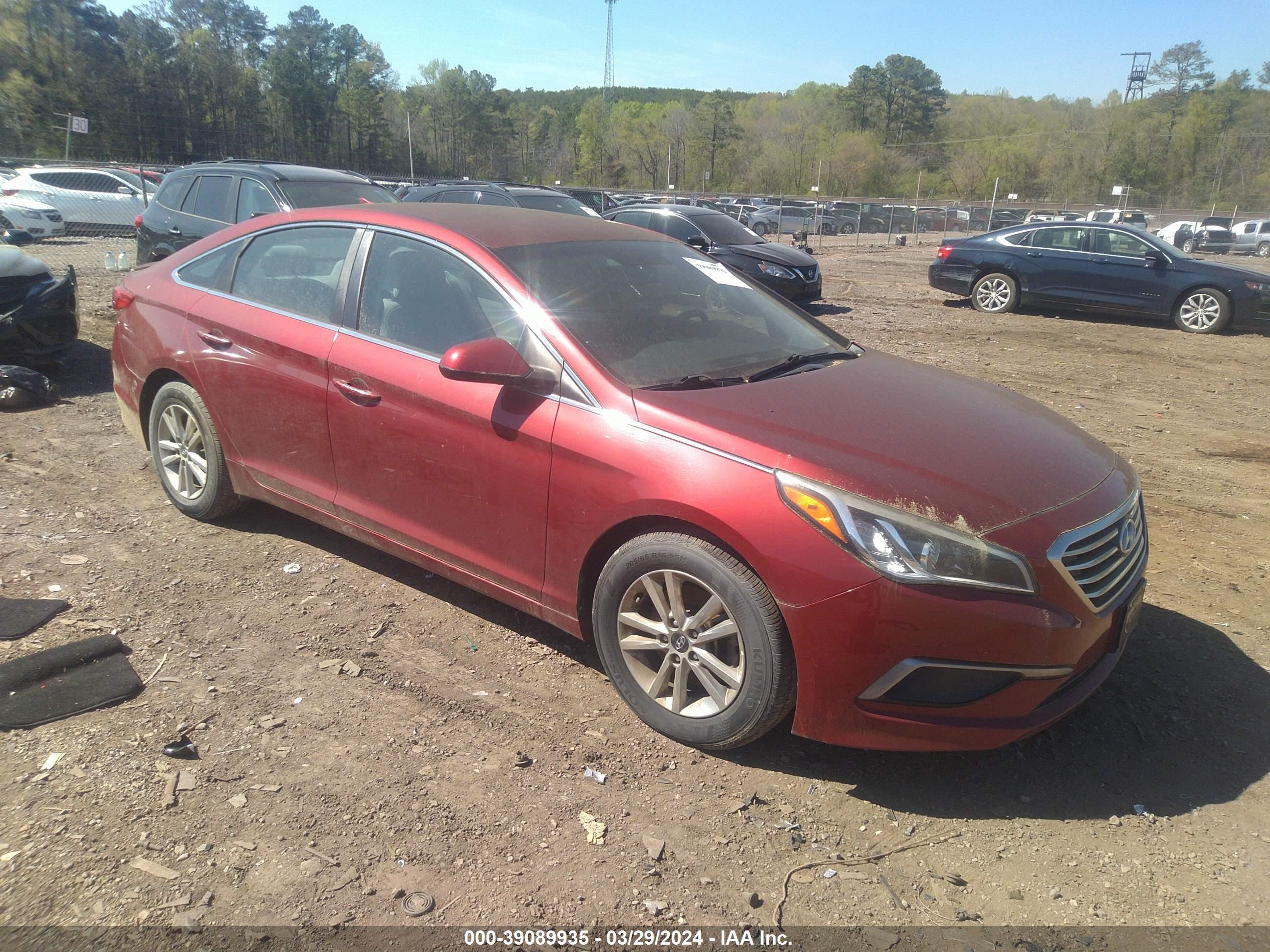 HYUNDAI SONATA 2016 5npe24af5gh357892