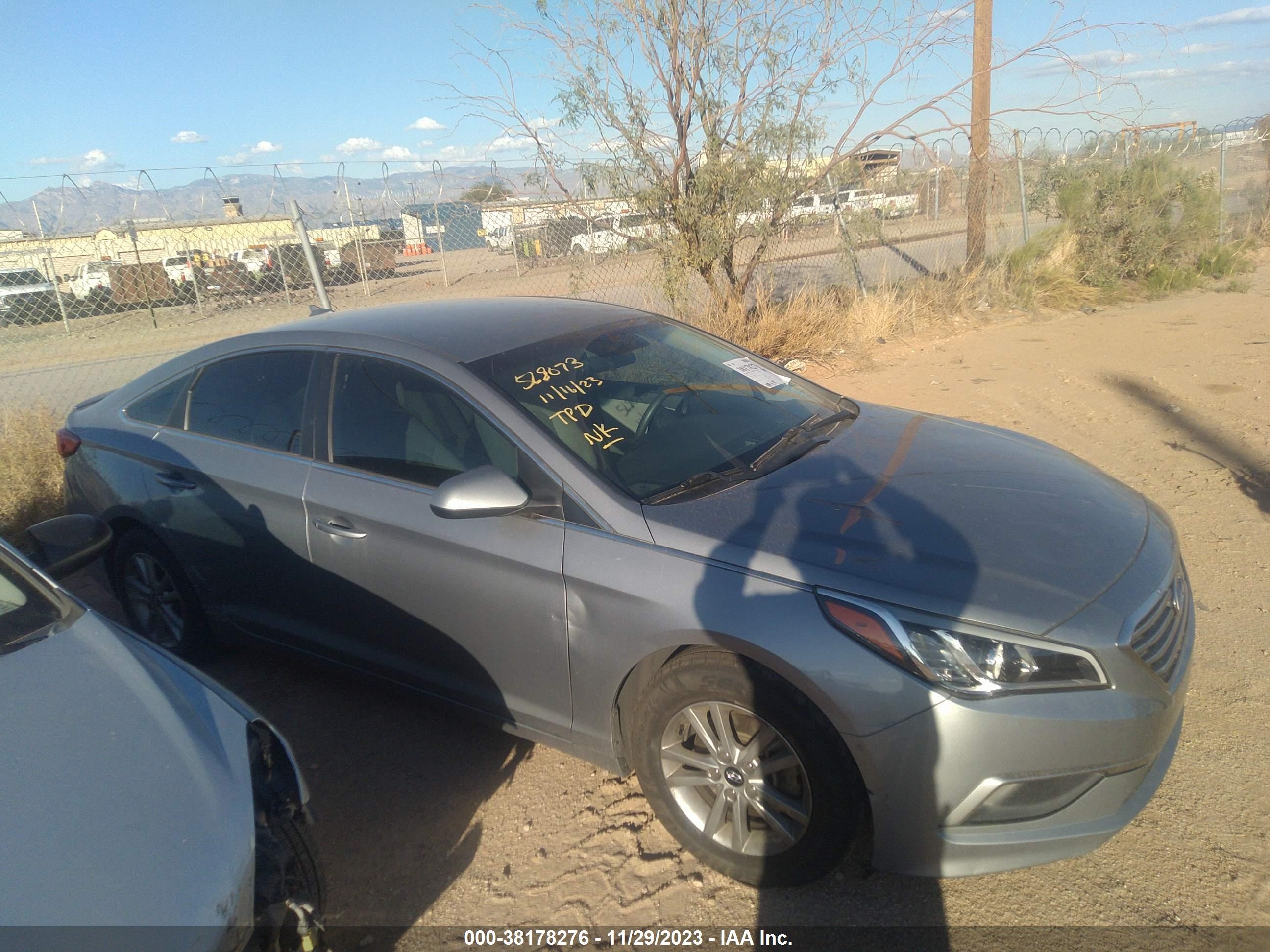 HYUNDAI SONATA 2016 5npe24af5gh418674