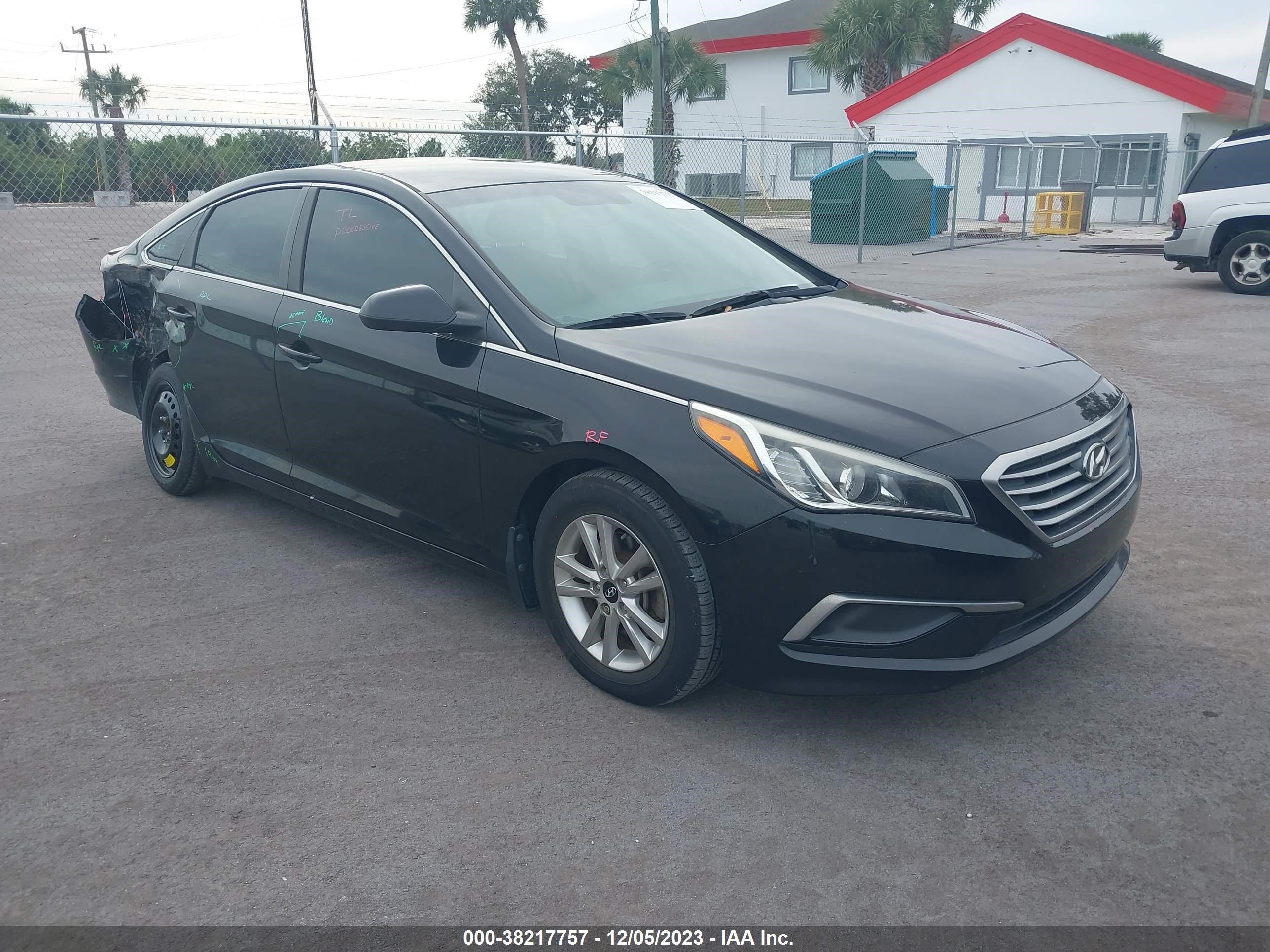 HYUNDAI SONATA 2017 5npe24af5hh466998