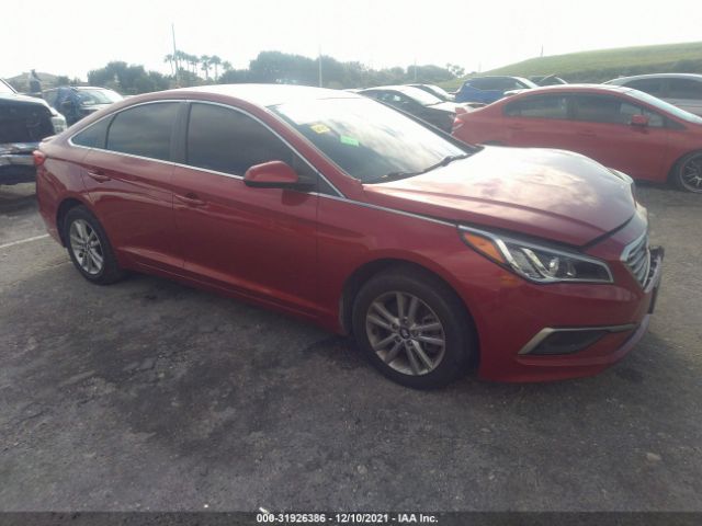 HYUNDAI SONATA 2017 5npe24af5hh491139