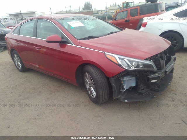 HYUNDAI SONATA 2017 5npe24af5hh558628