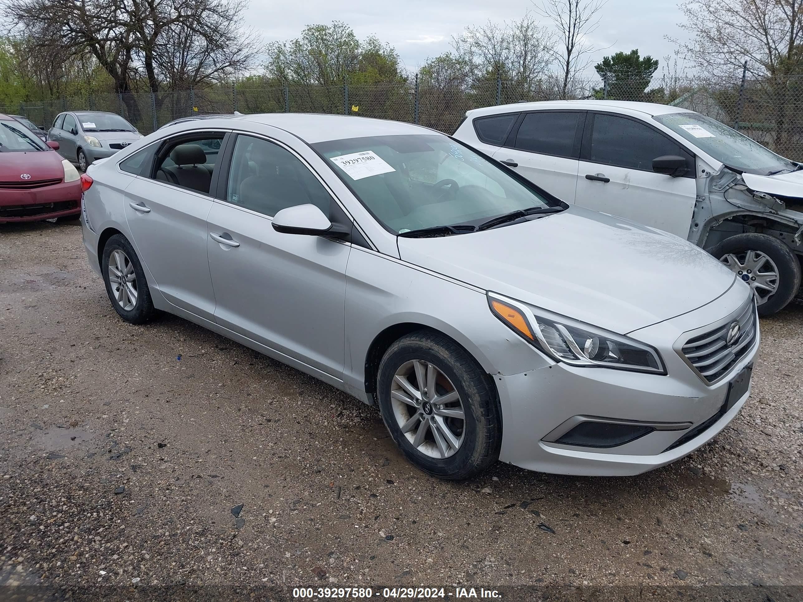 HYUNDAI SONATA 2017 5npe24af5hh569239