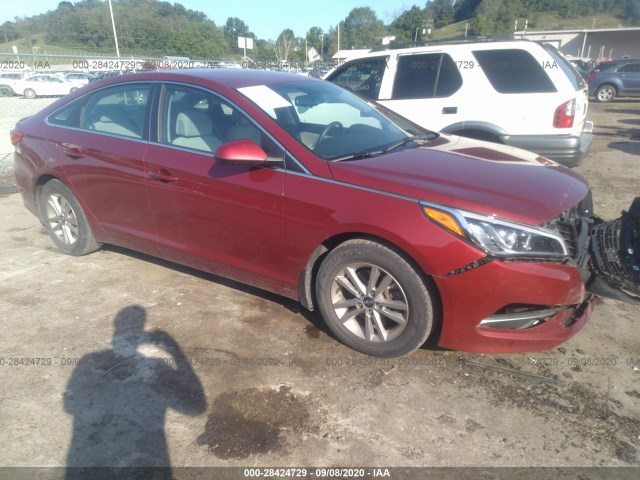 HYUNDAI SONATA 2016 5npe24af6gh417808