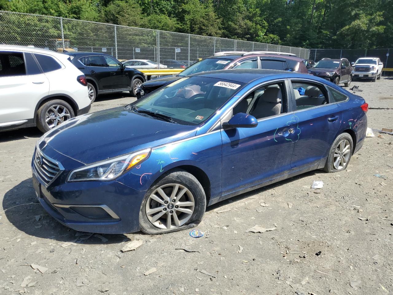 HYUNDAI SONATA 2017 5npe24af6hh548383