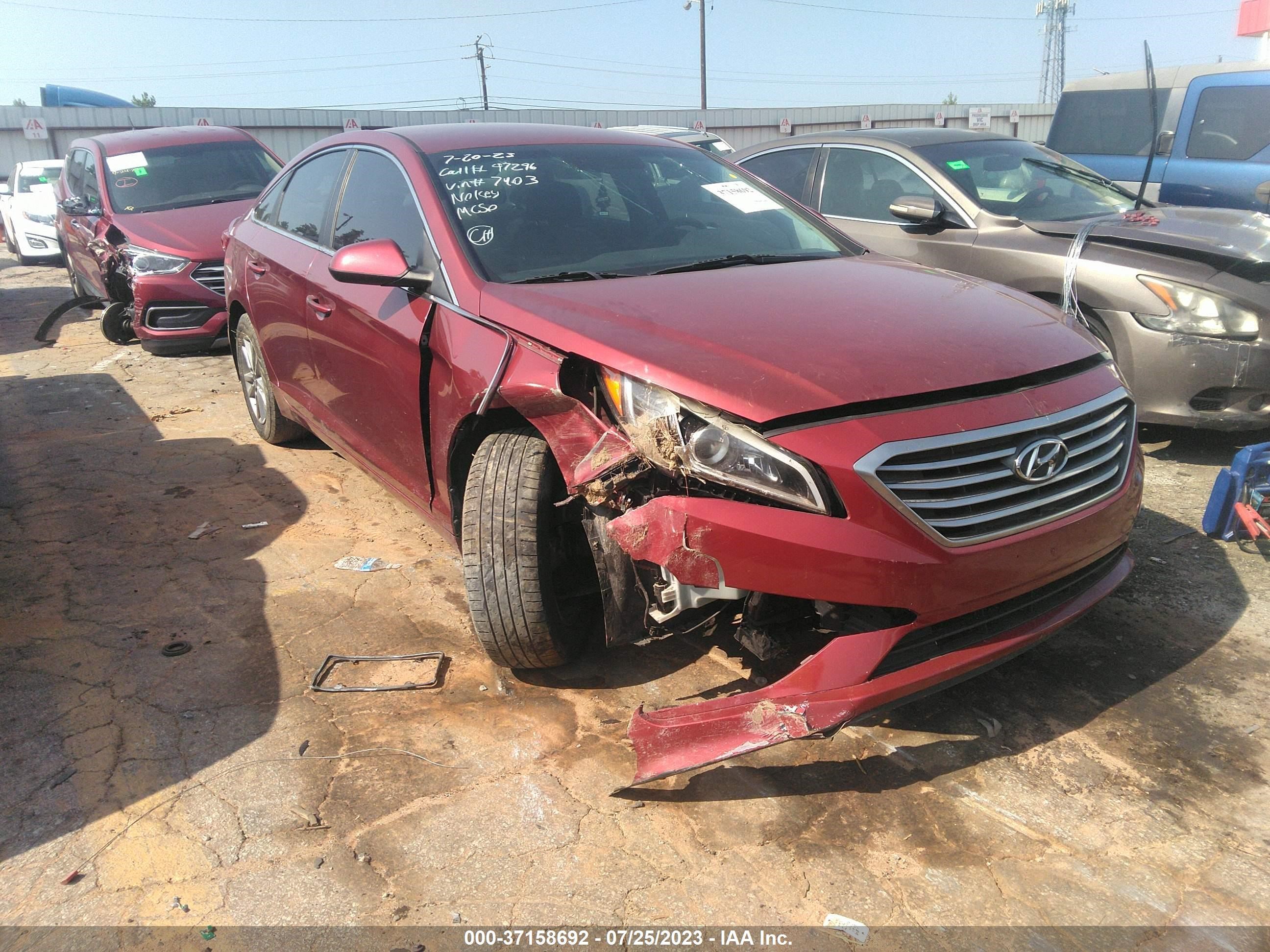 HYUNDAI SONATA 2016 5npe24af7gh407403